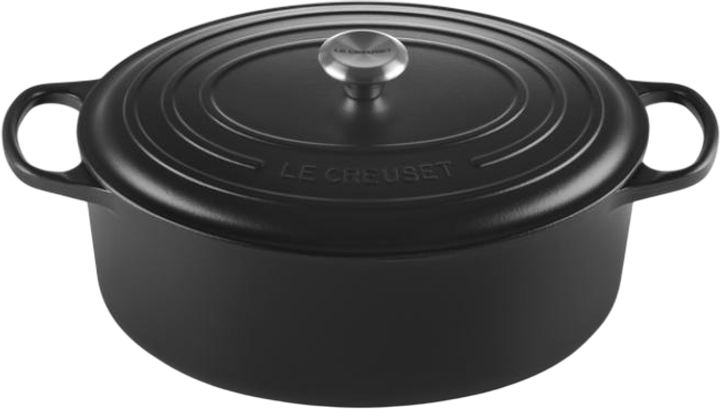 Гусятниця LeCreuset овальна чавунна чорна 35 см (0024147263272) - зображення 2