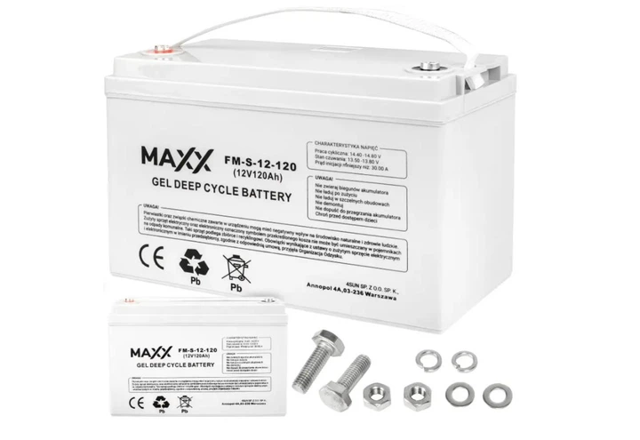 Акумулятор гелевий 4SUN DEEP CYCLE BATTERY MAXX 120Ah 12V FM-S-12-120 - изображение 3