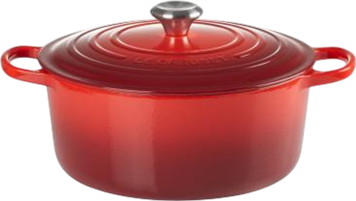 Garnek LeCreuset Signature okrągły wiśniowy 24 cm (0024147259770) - obraz 5