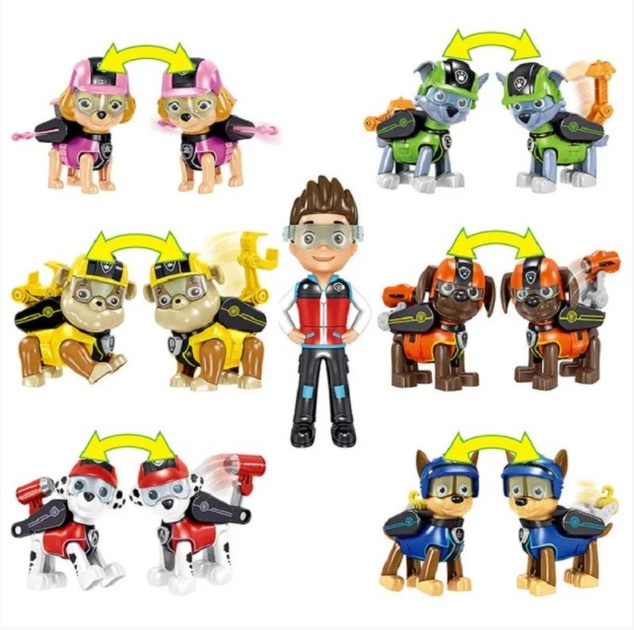 Ігровий набір Paw Patrol Щенячий патруль 805 "Патрульні песики" 7 шт в Подарунковій упаковці - изображение 2