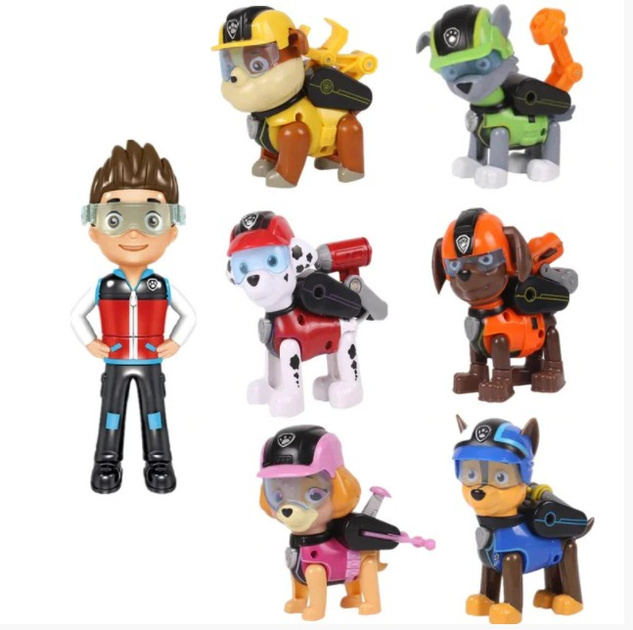 Ігровий набір Paw Patrol Щенячий патруль 805 "Патрульні песики" 7 шт в Подарунковій упаковці - изображение 4