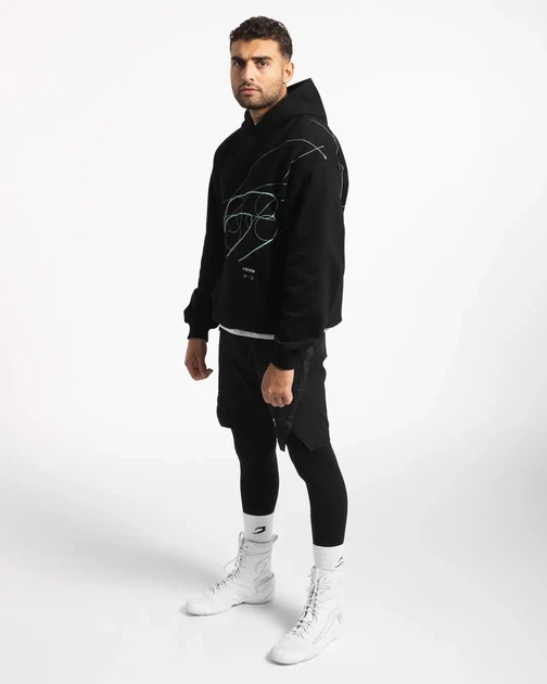 Худі BOXRAW Disciplined Thought/Action Oversized XL Чорне - Фото 2 Худі BOXRAW Disciplined Thought/Action Oversized XL Чорне - изображение 2