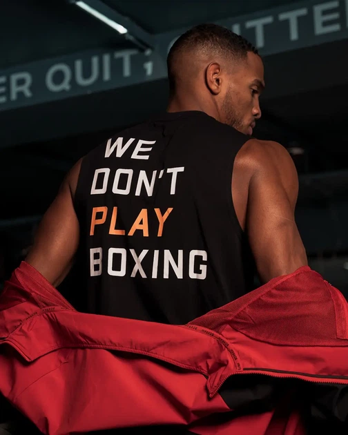 Майка BOXRAW We Don't Play Boxing Oversized L Чорна - зображення 2