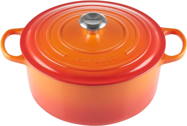 Каструля LeCreuset Signature кругла помаранчева 26 см (0024147260929) - зображення 1