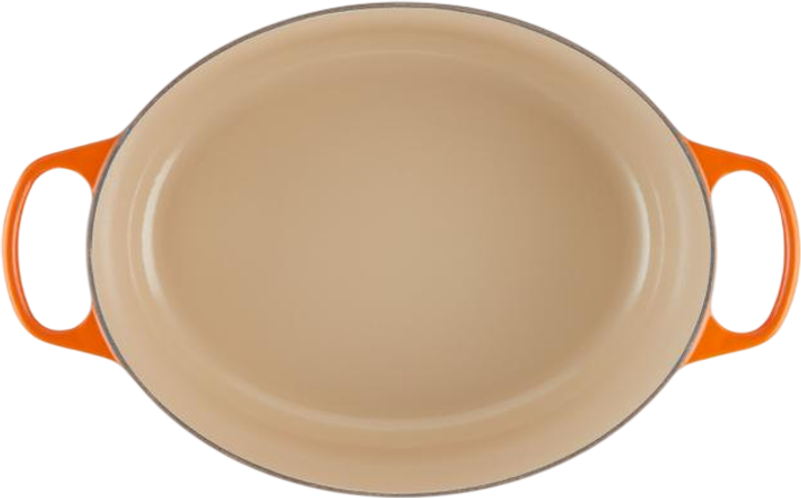 Garnek LeCreuset Signature owalny pomarańczowy 33 cm (0024147265016) - obraz 4