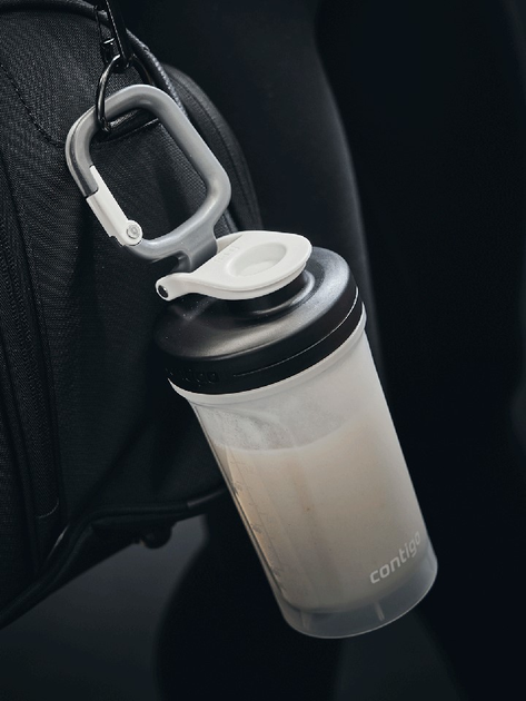 Shaker Contigo Go Fit Shake & Go 2.0 590 ml Salt (840276163845) - obraz 7