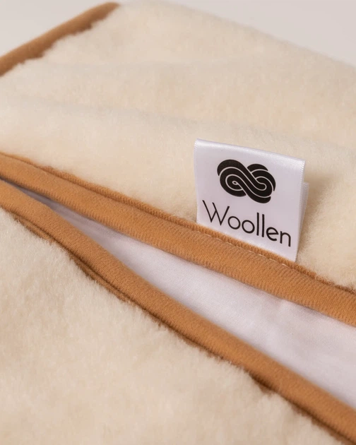 Ортопедична подушка 100% латекс Woollen Merino 50х70 см з натуральною вовною Мериноса (Сертифікат Woolmark) - Фото 4 Ортопедична подушка 100% латекс Woollen Merino 50х70 см з натуральною вовною Мериноса (Сертифікат Woolmark) - изображение 4