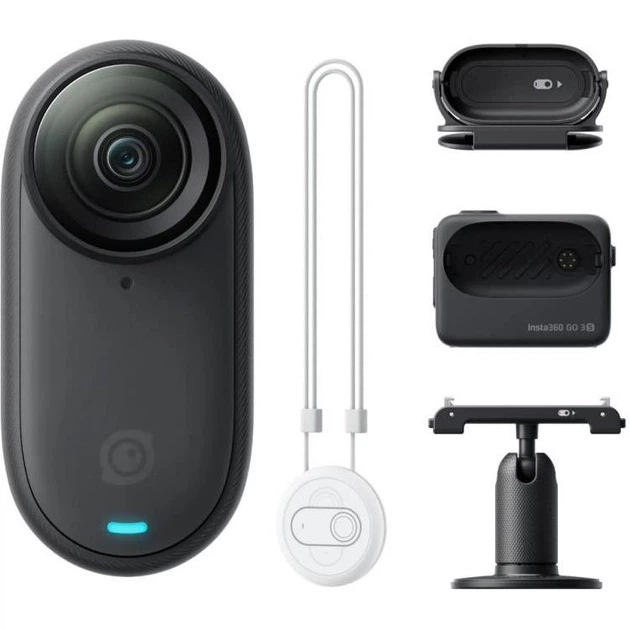 Экшн-камера Insta360 GO 3S 4K Standard Bundle 64GB Black (CINSAATA_GO3S14) - изображение 6