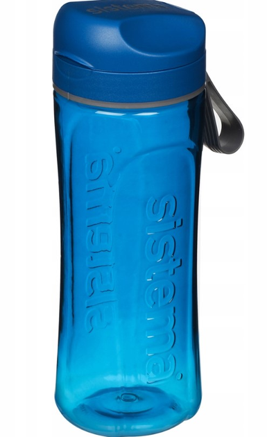 Butelka na wodę Sistema Tritan Swift 600 ml Niebieska (5744001131459) - obraz 5