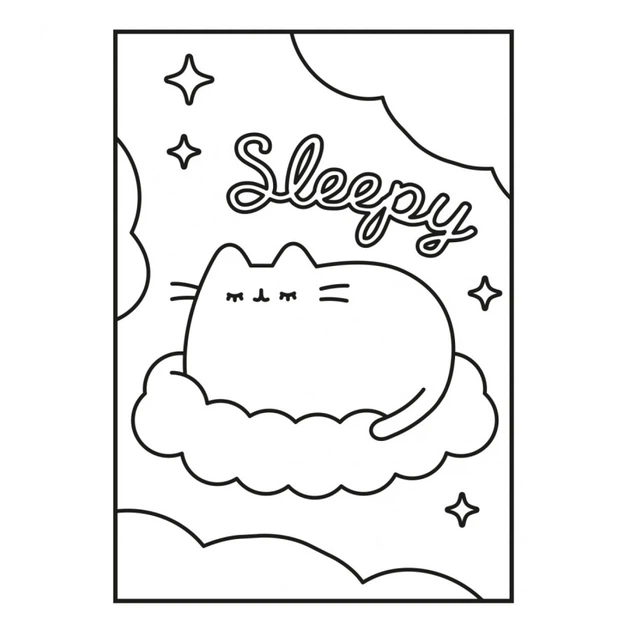 Раскраска с заданиями YES Pusheen "Котенок" А4 6 листов + наклейки (743223) - изображение 3