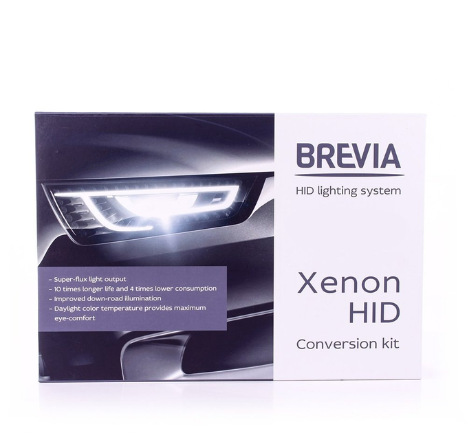 Комплект ксенона Brevia HB4 6000К + Super Slim Ballast STM00834 - изображение 2