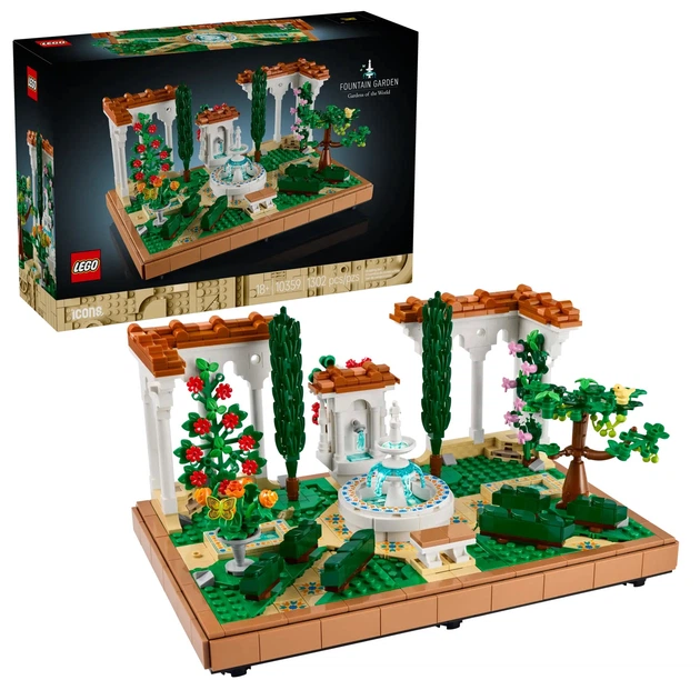 Конструктор LEGO Icons Фонтан у саду 1302 елементи (10359) - зображення 4