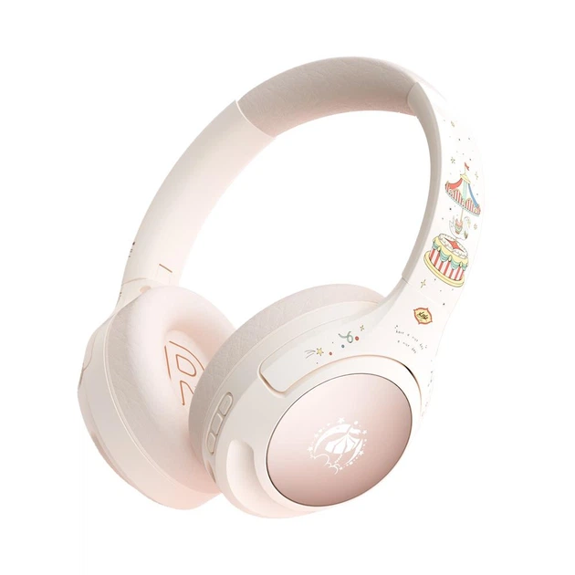 Бездротові bluetooth навушники LULE EL-GT2 з активним шумопоглинанням Pink - Фото 1 Бездротові bluetooth навушники LULE EL-GT2 з активним шумопоглинанням Pink - зображення 1