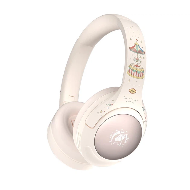 Бездротові bluetooth навушники LULE EL-GT2 з активним шумопоглинанням Pink - Фото 2 Бездротові bluetooth навушники LULE EL-GT2 з активним шумопоглинанням Pink - зображення 2