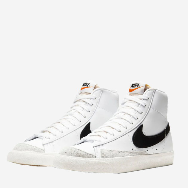 Sneakersy damskie skorzane wysokie Nike Blazer Mid 77 CZ1055-100 41 (9.5US) 26.5 cm Biale (194276153734) (955555905507180) - Outlet - obraz 2