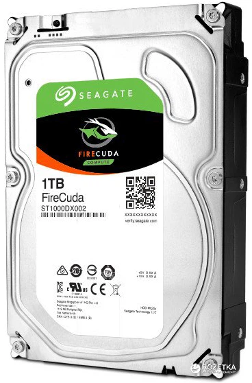 Жесткий диск Seagate FireCuda SSHD 1TB 7200rpm 64MB ST1000DX002 3.5 SATAIII - изображение 2