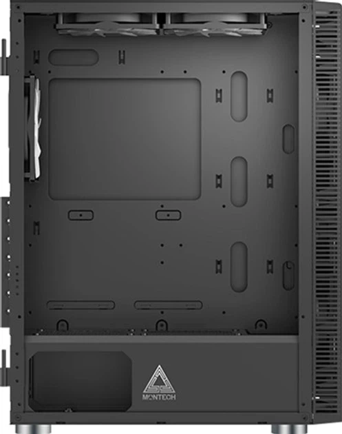 Корпус для ПК Montech X3 Glass Black ATX без БЖ - Фото 2 Корпус для ПК Montech X3 Glass Black ATX без БЖ - зображення 2