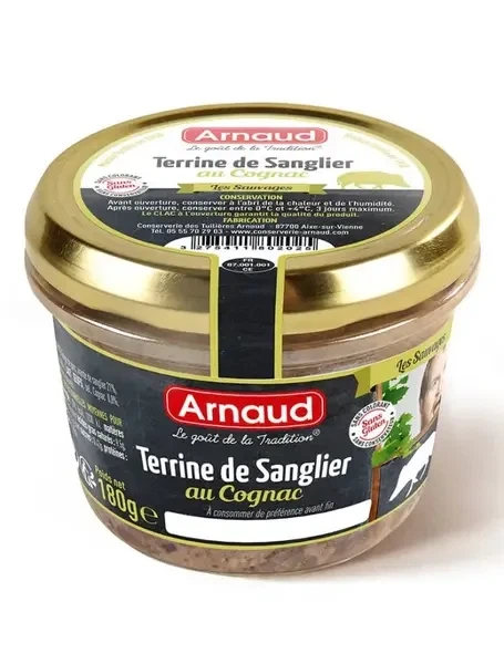 Французький паштет з кабана та з коньяком Terrine de Sanglier 180г. Франція - зображення 4