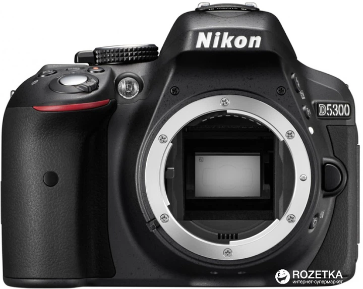 Фотоаппарат Nikon D5300 + AF-P 18-55mm Black Kit (VBA370K016
