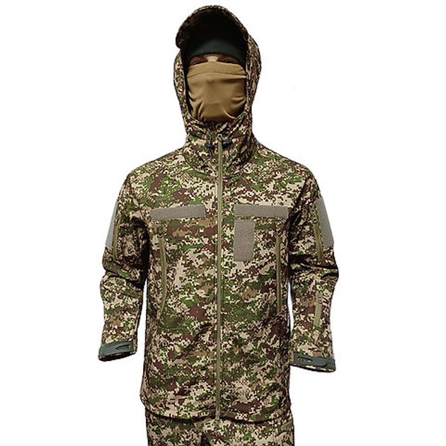 Куртка військова тактична SoftShell FS Uniform 46 Хижак - изображение 2