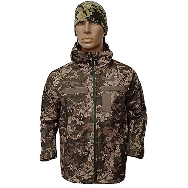 Куртка військова тактична SoftShell FS Uniform 56 піксель MM14 - зображення 2