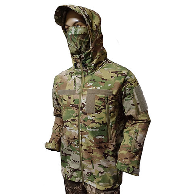 Куртка тактична військова SoftShell FS Uniform 48 multicam - зображення 1