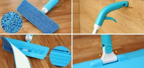 Паровая спрей швабра с распылителем Healthy Spray mop - изображение 8