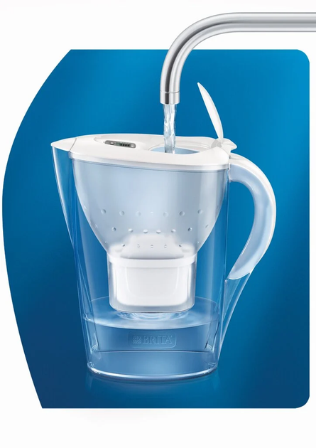 Фільтр-глечик Brita Marella MXpro Білий 2,4/1,2 л. + 3 шт Maxtra PRO - Фото 4 Фільтр-глечик Brita Marella MXpro Білий 2,4/1,2 л. + 3 шт Maxtra PRO - изображение 4