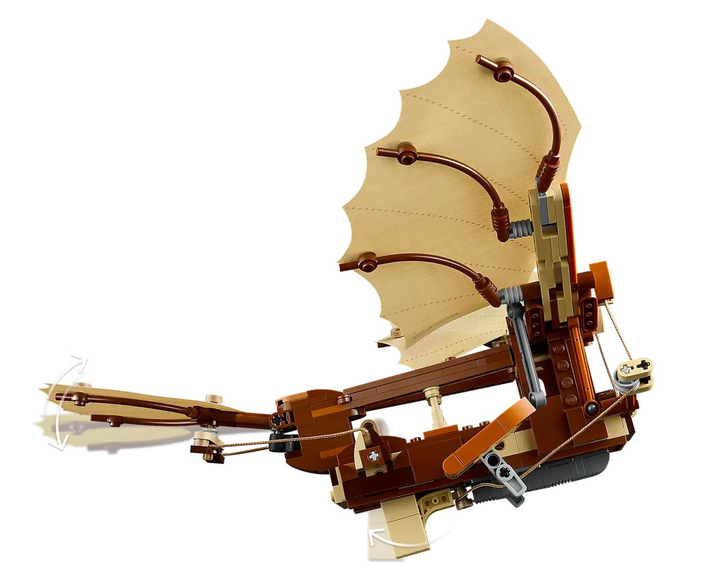 Zestaw klocków LEGO Icons Maszyna latająca Leonarda da Vinci 493 elementy (10363) - obraz 5