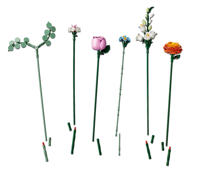 Конструктор LEGO Botanicals Красивий букет рожевих квітів 749 елементів (10342) - зображення 7