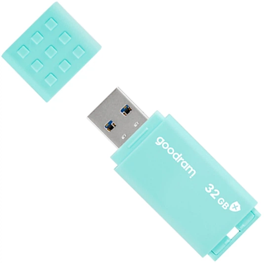Флеш память USB Goodram UME3 Care 32GB USB 3.2 Gen1 Green (UME3-0320CRR11) - Фото 2 Флеш память USB Goodram UME3 Care 32GB USB 3.2 Gen1 Green (UME3-0320CRR11) - изображение 2