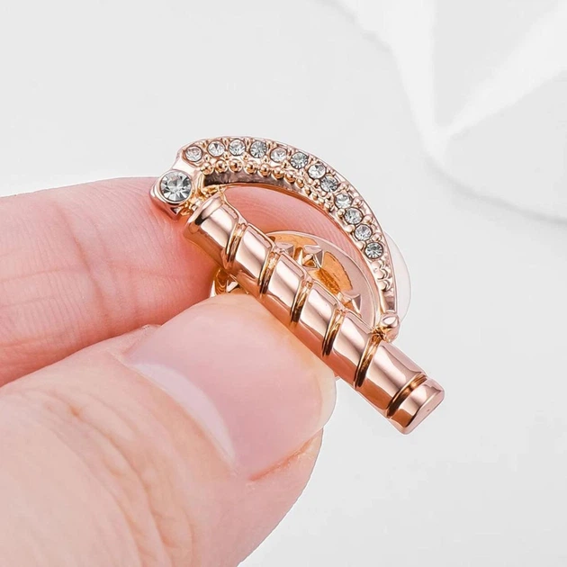 Значок (пин) BROCHE брошь бижутерия Медицина Ларингоскоп медный BRGV114421 - изображение 4