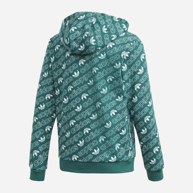 Bluza chłopięca rozpinana Adidas J TRF M Hoodie DH2695 128 cm Zielona (4059807149630) - obraz 2