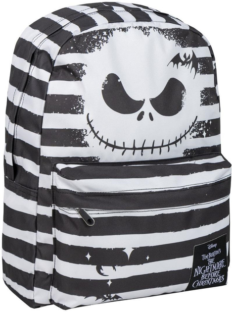 Plecak szkolny Cerda Nightmare Before Christmas Jack Casual 42 cm Black/White (8445484385670) - obraz 1