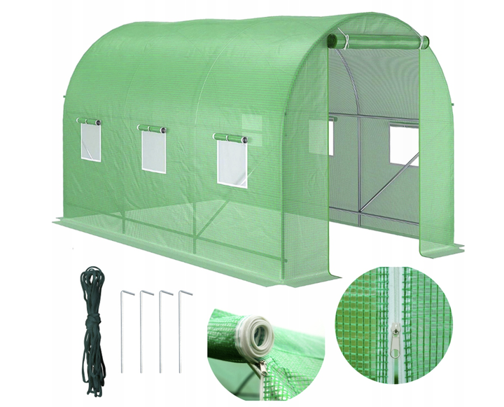 Теплиця садова Holla Garden 6 м2 300х200х200 см (P0021-7) - Фото 10 Теплиця садова Holla Garden 6 м2 300х200х200 см (P0021-7) - зображення 10