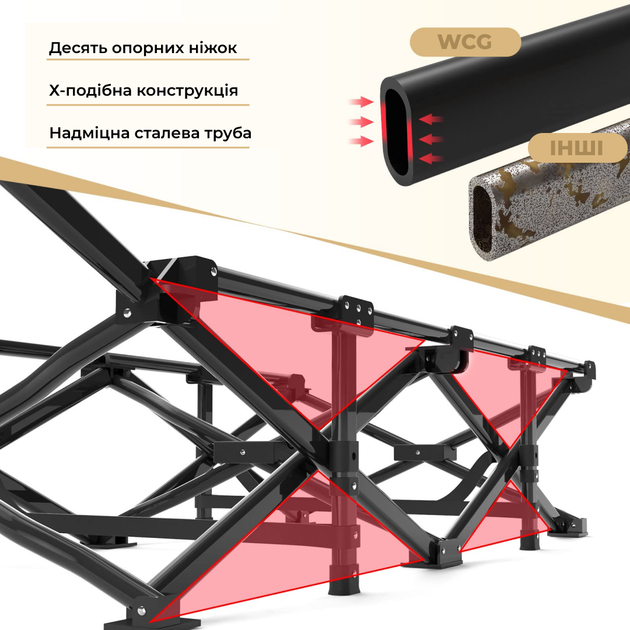 Раскладная кровать шезлонг WCG CC-S11 + матрас и подушка - Фото 6 Раскладная кровать шезлонг WCG CC-S11 + матрас и подушка - изображение 6
