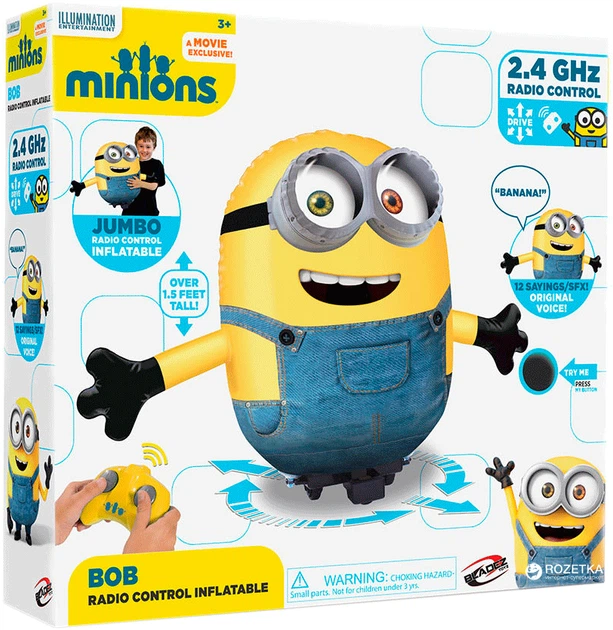 Игрушка надувная на р/у Bladez Minions Миньон Боб 58 см со звуком
