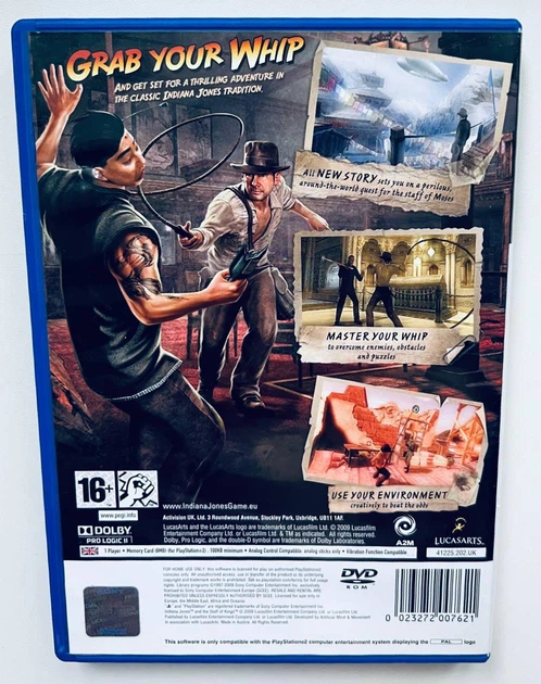Indiana Jones and the Staff of Kings, английская версия - диск для PlayStation 2, Б/У - изображение 3