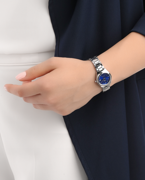 Часы Casio модели LTP-1170A-2ARDF в синем цвете с серебристым оттенком - изображение 5