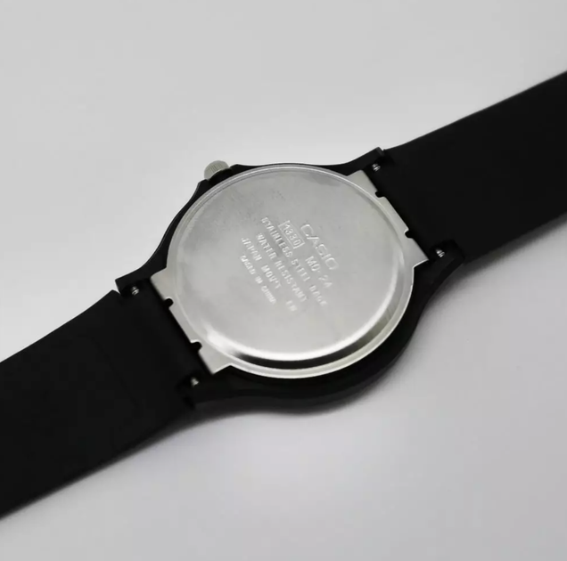 Часы наручные Casio MQ-24-1B3LLEF в черном цвете с серым. - изображение 3