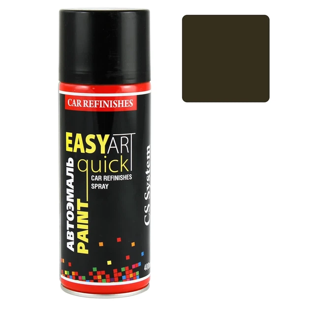 Емаль автомобільна CS SYSTEM Easy Art Quick Paint 303 темно-коричнева матова аерозоль 400 мл (CS0303) - Фото 1 Емаль автомобільна CS SYSTEM Easy Art Quick Paint 303 темно-коричнева матова аерозоль 400 мл (CS0303) - зображення 1