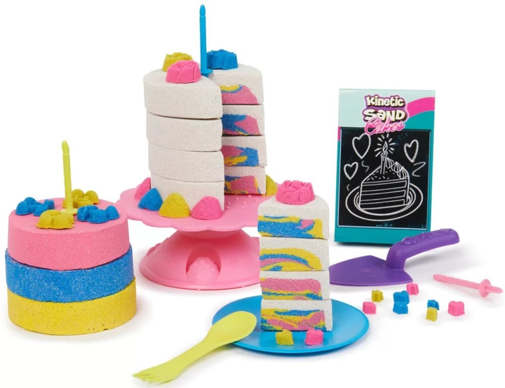 Кінетичний пісок Spin Master Kinetic Sand Rainbow Cake Shoppe 680 г (0778988495575) - зображення 7