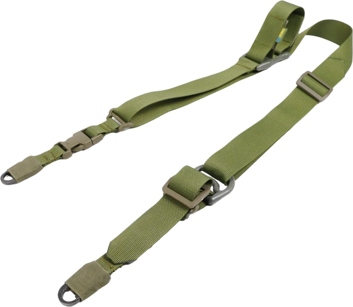 Ремінь 2-точковий для АК, РПК Kiborg Gun Sling G-2 Олива (k8030) - зображення 2