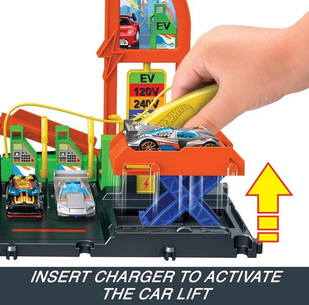 Трек Хот Вілс Заправна станція для суперзарядки Hot Wheels City