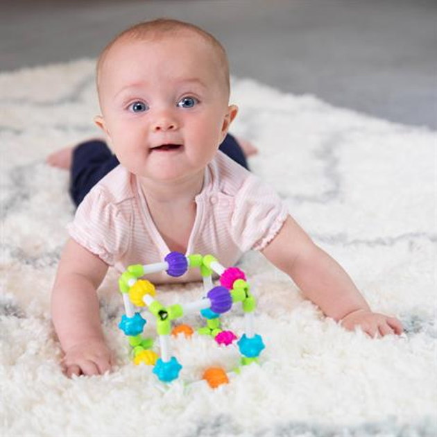 Прорізувач тактильний Fat Brain Toys Quubi Куб (811802026828) - зображення 3