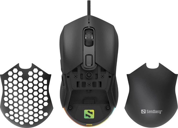 Миша Sandberg FlexCover 6D Gamer RGB USB Black (SAND_640-28) - зображення 4