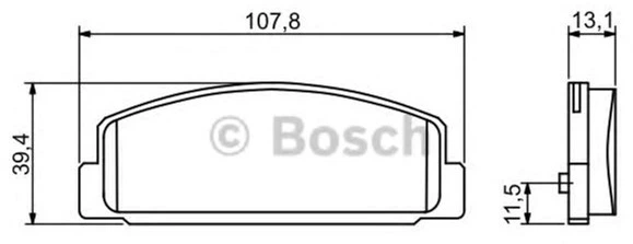Дисковые тормозные колодки Bosch (0 986 424 817) - изображение 8