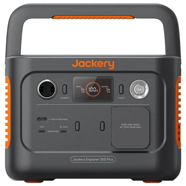 Зарядна станція Jackery Explorer 300 Plus + Solar Panel 40W (60-0304-EUB1A1) - Фото 2 Зарядна станція Jackery Explorer 300 Plus + Solar Panel 40W (60-0304-EUB1A1) - зображення 2