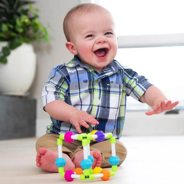 Прорізувач тактильний Fat Brain Toys Quubi Куб (811802026828) - зображення 4