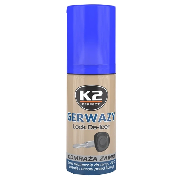Размораживатель замков K2 Gerwazy аэрозоль 50 мл (K656) - изображение 5